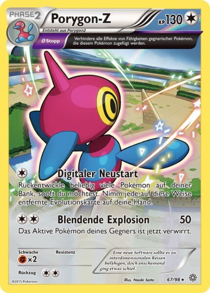 Porygon-Z-67-98-XY-Ewiger-Anfang-Ewige-Gaben-Pokémon-Karte
