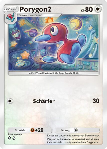 Porygon2-128-207-Kollision-von-Raum-und-Zeit-Pokémon-TCG-Sammelkartenspiel-Pocket-Karte