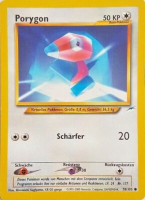 Porygon_78-105_Neo-Destiny_Pokémon-Karte_Deutsch