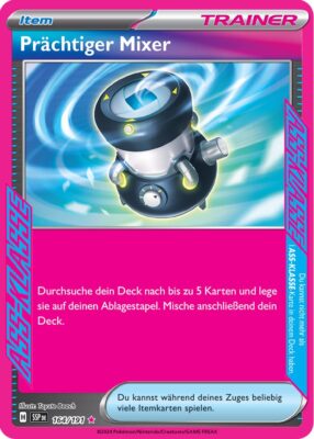 Prächtiger-Mixer-164-191-SSP-DE-Karmesin-Purpur-Stürmische-Funken-ASS-KLASSE-Pokémon-Karte-Deutsch