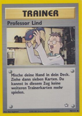 Professor-Lind_96-111_Neo-Genesis_Pokémon-Karte_Deutsch