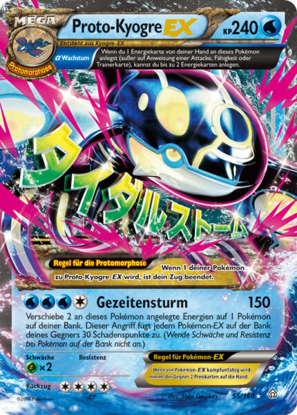 Proto-Kyogre-EX-55-160-XY-Protoschock-Pokémon-Karte