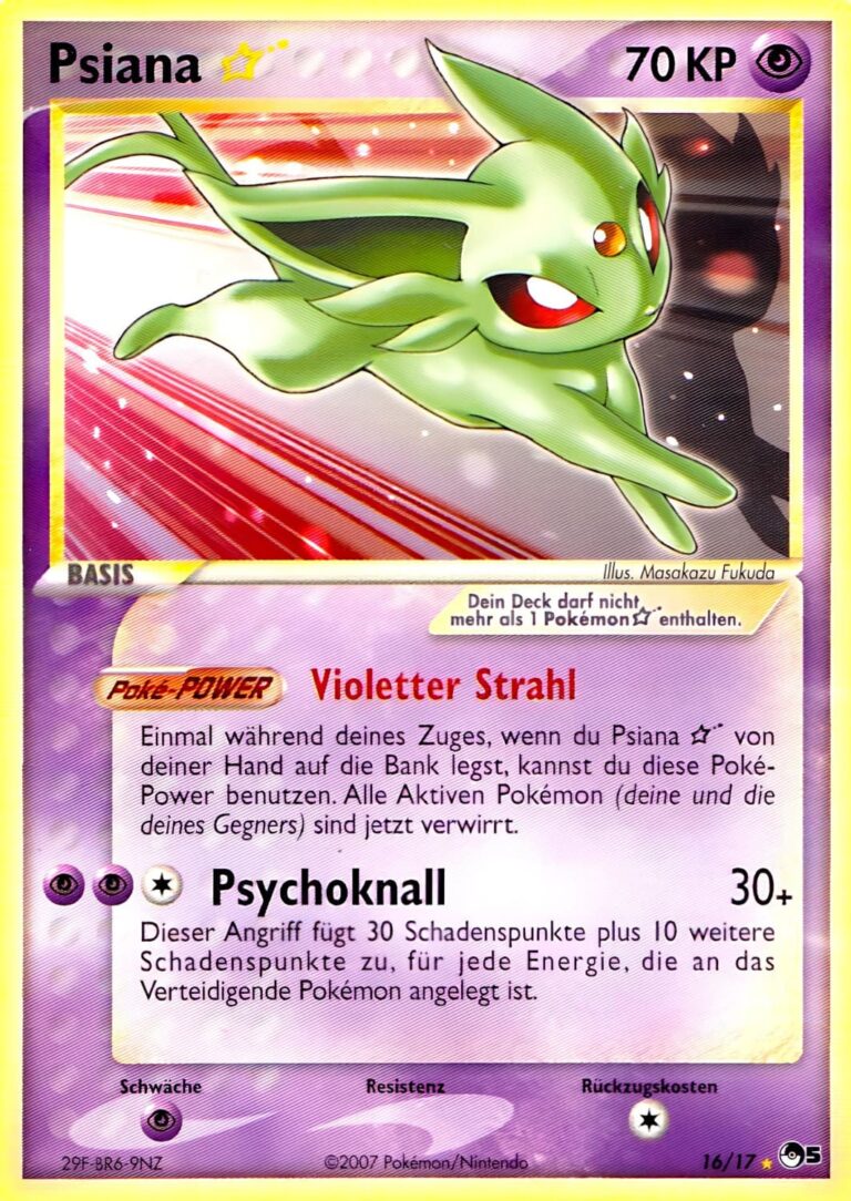 Psiana-Goldstar-16-17-POP-Serie-5-Pokémon-Karte-Deutsch