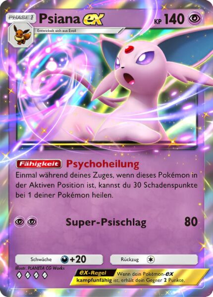 Psiana-ex-083-161-Weisheit-von-Meer-und-Himmel-A4-Pokémon-TCG-Sammelkartenspiel-Pocket-Karte