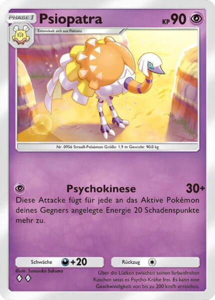 Psiopatra-051-093-B2a-Wundervolles-Paldea-Pokémon-TCG-Sammelkartenspiel-Pocket-Karte-Deutch