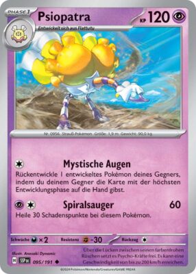 Psiopatra-095-191-SSP-DE-Karmesin-Purpur-Stürmische-Funken-Pokémon-Karte-Deutsch-TCG