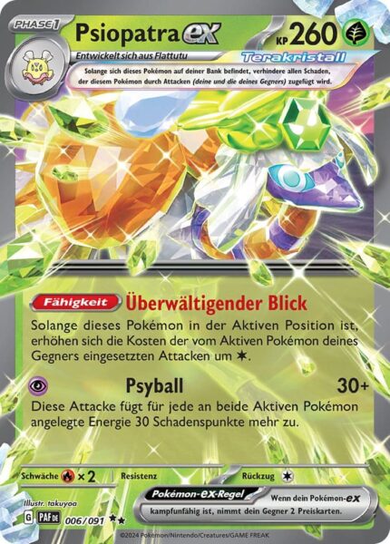 Psiopatra-ex-006-091-Paldeas-Schicksale-Terakristall-Pokémon-Karte