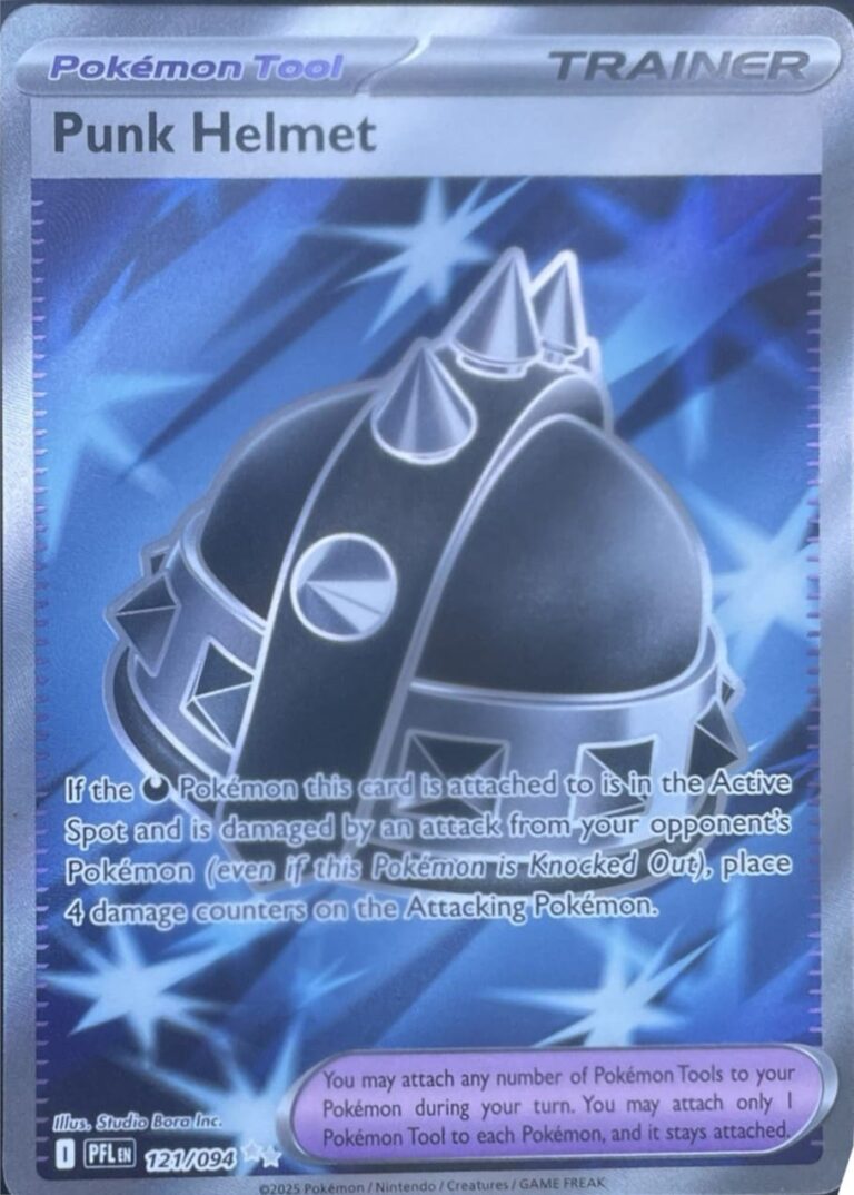 Punk-Helmet-121-094-Phantasmal-Flames-Fatale-Flammen-Pokémon-Karte-Englisch