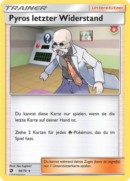 Pyros-letzter-Widerstand-58-70-Majestät-der-Drachen-Pokémon-Karte-Deutsch-TCG-Sammelkartenspiel