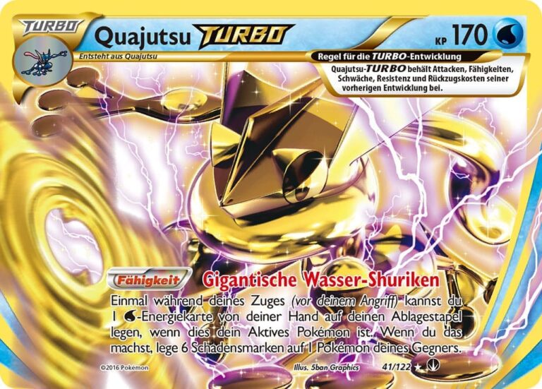Quajutsu-TURBO-41-122-XY-TURBOfieber-Pokémon-Karte-Deutsch