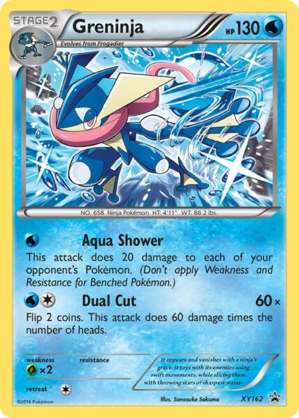 Greninja-Quajutsu-XY162-Black-Star-Promo-Pokémon-Karte-Englisch