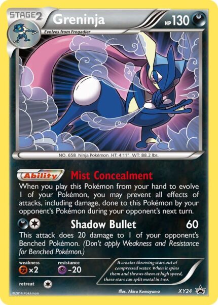 Greninja-Quajutsu-XY24-Black-Star-Promo-Pokémon-Karte-Englisch