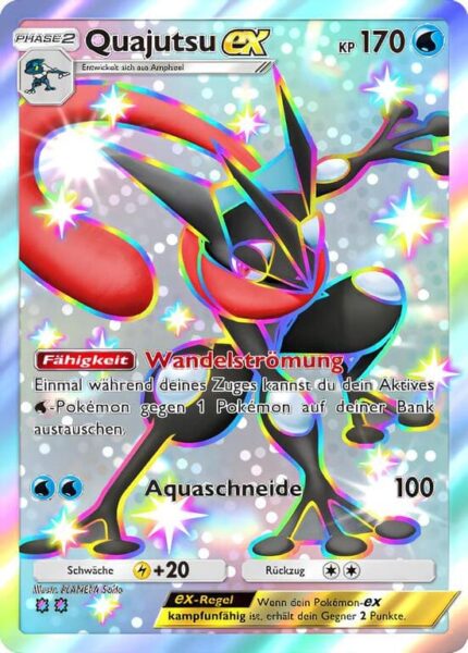 Quajutsu-ex-227-155-B3-Pulsierende-Aura-Pokémon-TCG-Sammelkartenspiel-Pocket-Karte-Deutsch