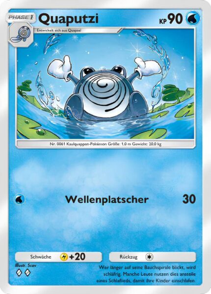 Quaputzi-039-161-Weisheit-von-Meer-und-Himmel-A4-Pokémon-TCG-Sammelkartenspiel-Pocket-Karte