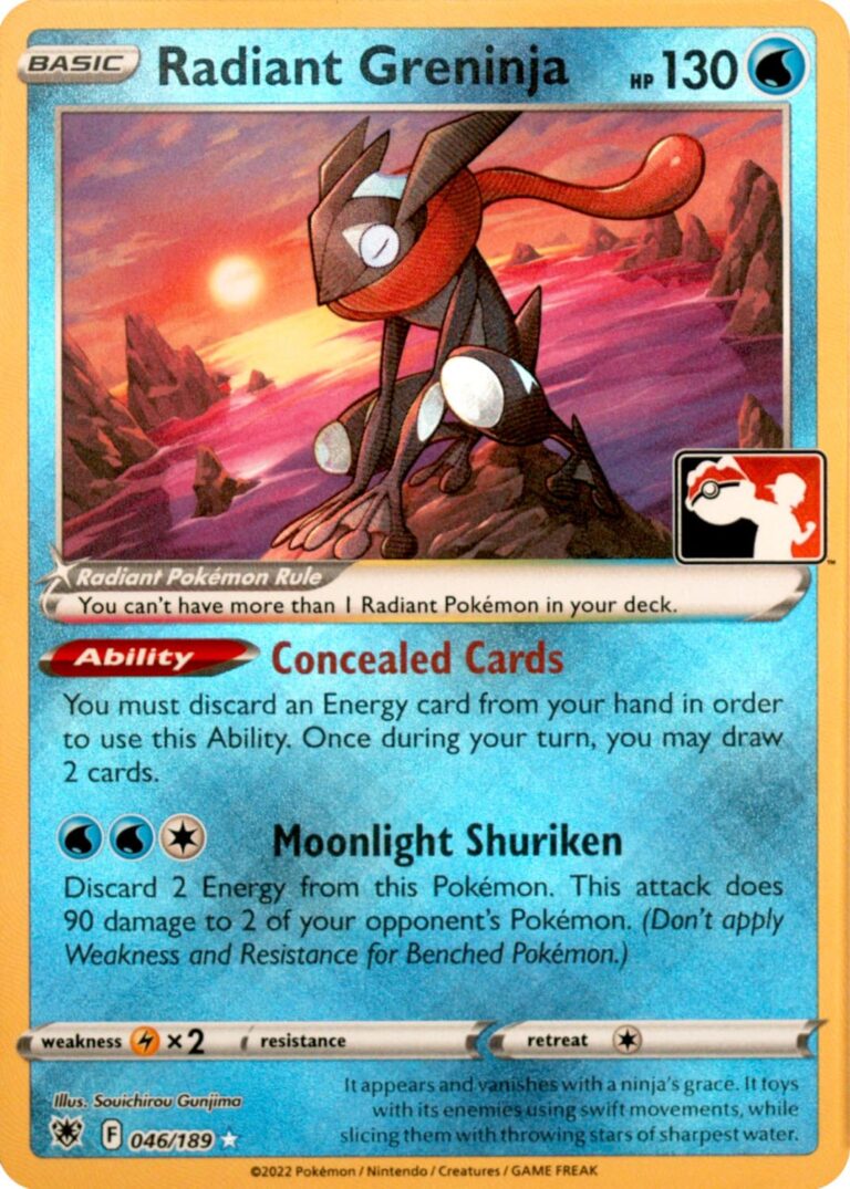 Radiant-Greninja-Strahlendes-Quajutsu-048-189-Price-Pack-Pokémon-Karte-Englisch