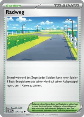Radweg-157-165-Pokémon-Karmesin-Purpur-151-MEW-DE-Pokémon-Karte-Karten-Deutsch