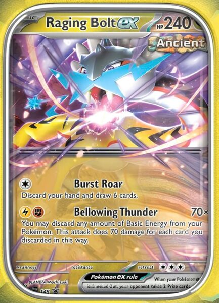 Raging-Bolt-ex-Paradox-Destinies-Tin-Box-Promo-Pokémon-Karte