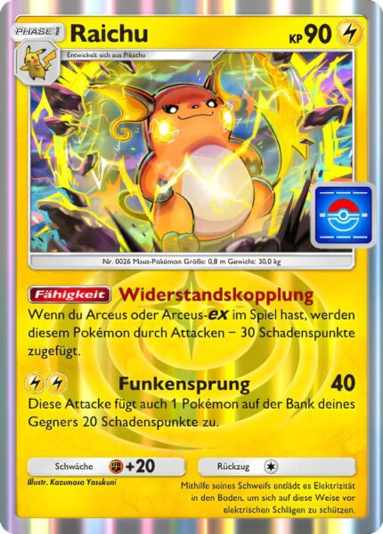 Raichu-044-P-A-Promo-Karte-Pokémon-TCG-Sammelkartenspiel-Pocket