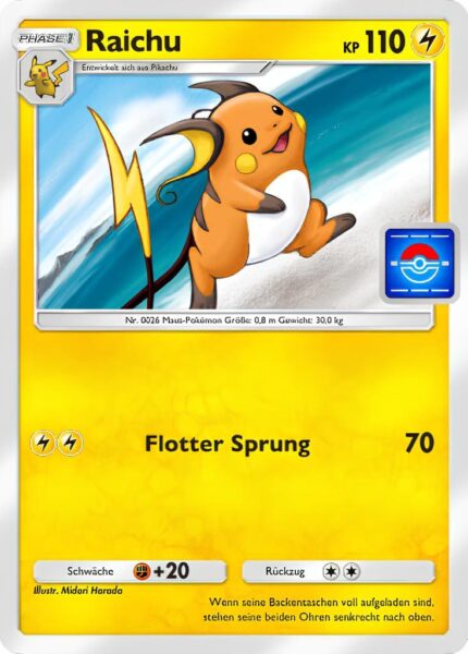 Raichu-074-P-B-Promo-Karte-Pokémon-TCG-Sammelkartenspiel-Pocket-Deutsch