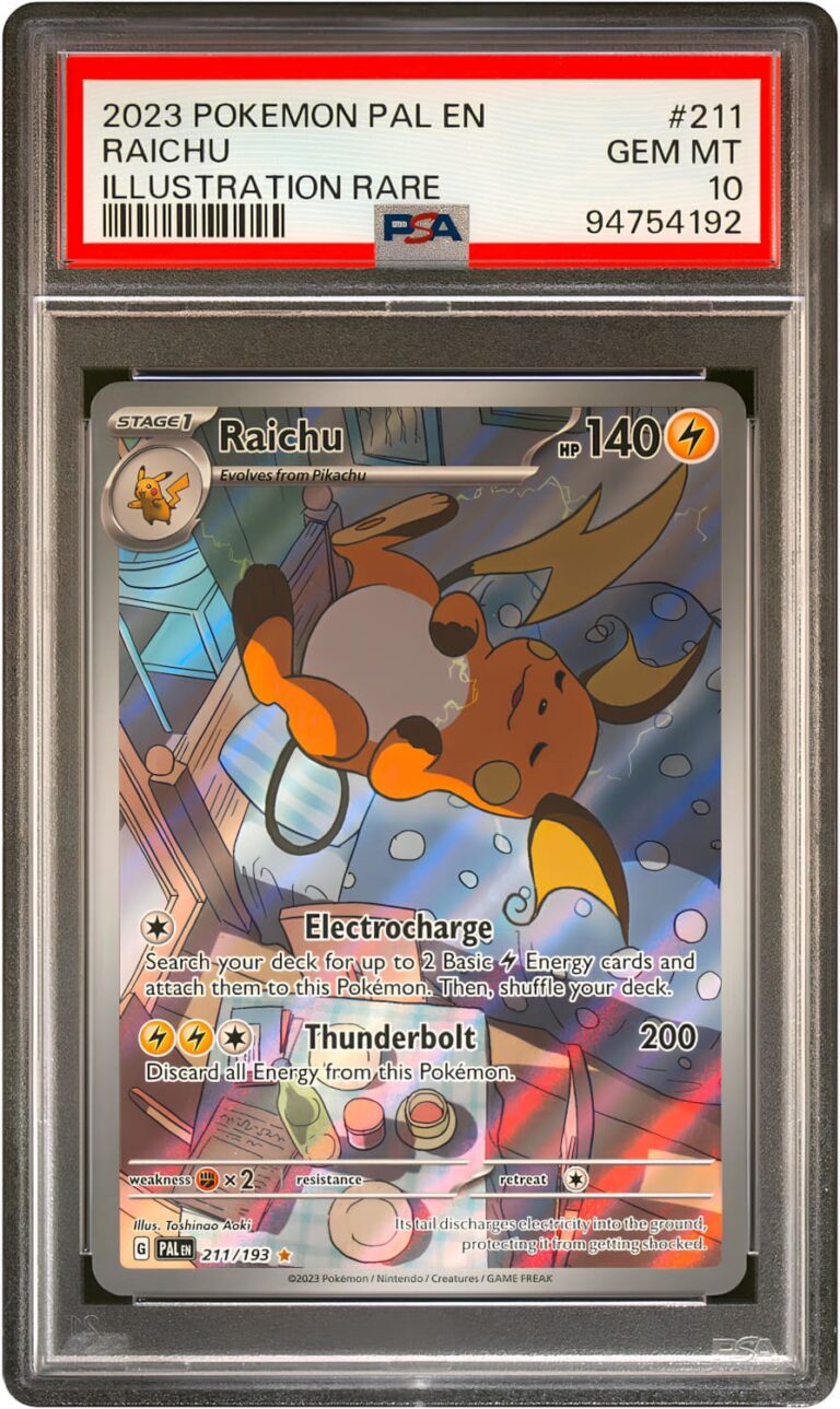 Raichu-211-193-Paldea-Evolved-PSA-10-Pokémon-Karte-Englisch