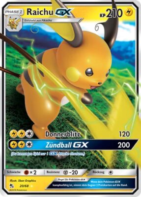 Raichu-GX_Verborgenes_Schicksal_20-68_Pokémon-Karte