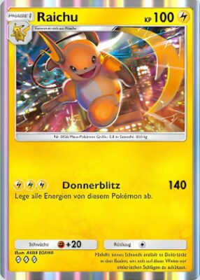 Raichu-Pokémon-TCG-Sammelkartenspiel-Pocket-Unschlagbare-Gene-Digitale-Karte