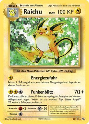 Raichu_36-108_XY-Evolution-Evolutions_Pokémon-Karte_Deutsch
