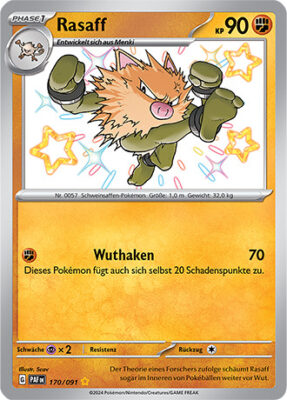 Rasaff_170-091_PAF-DE_Shiny_Schillernd_Paldeas-Schicksale_Pokémon-Karte_Deutsch