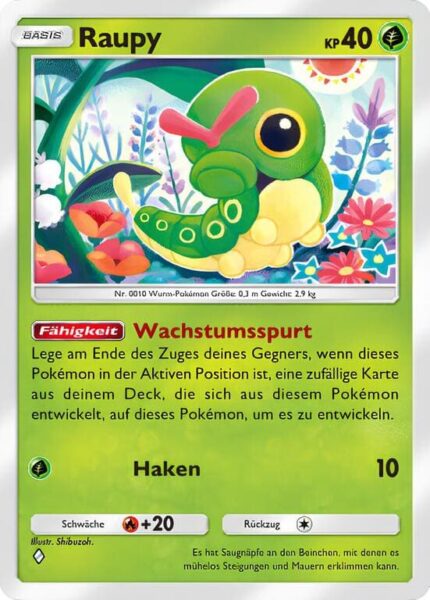 Raupy–001-069-B3b-Wunder-des-Alltags-Pokémon-TCG-Sammelkartenspiel-Pocket-Karte-Deutsch