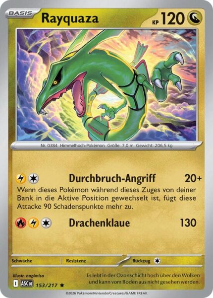 Rayquaza-153-217-ASC-Erhabene-Helden-Pokémon-Karte-Deutsch