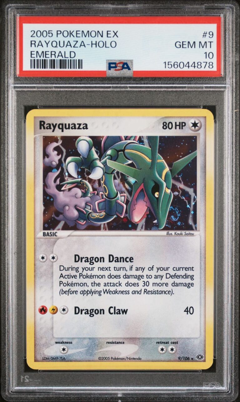 Rayquaza-9-106-EX-Emerald-Pokémon-Karte-Englisch-PSA-10