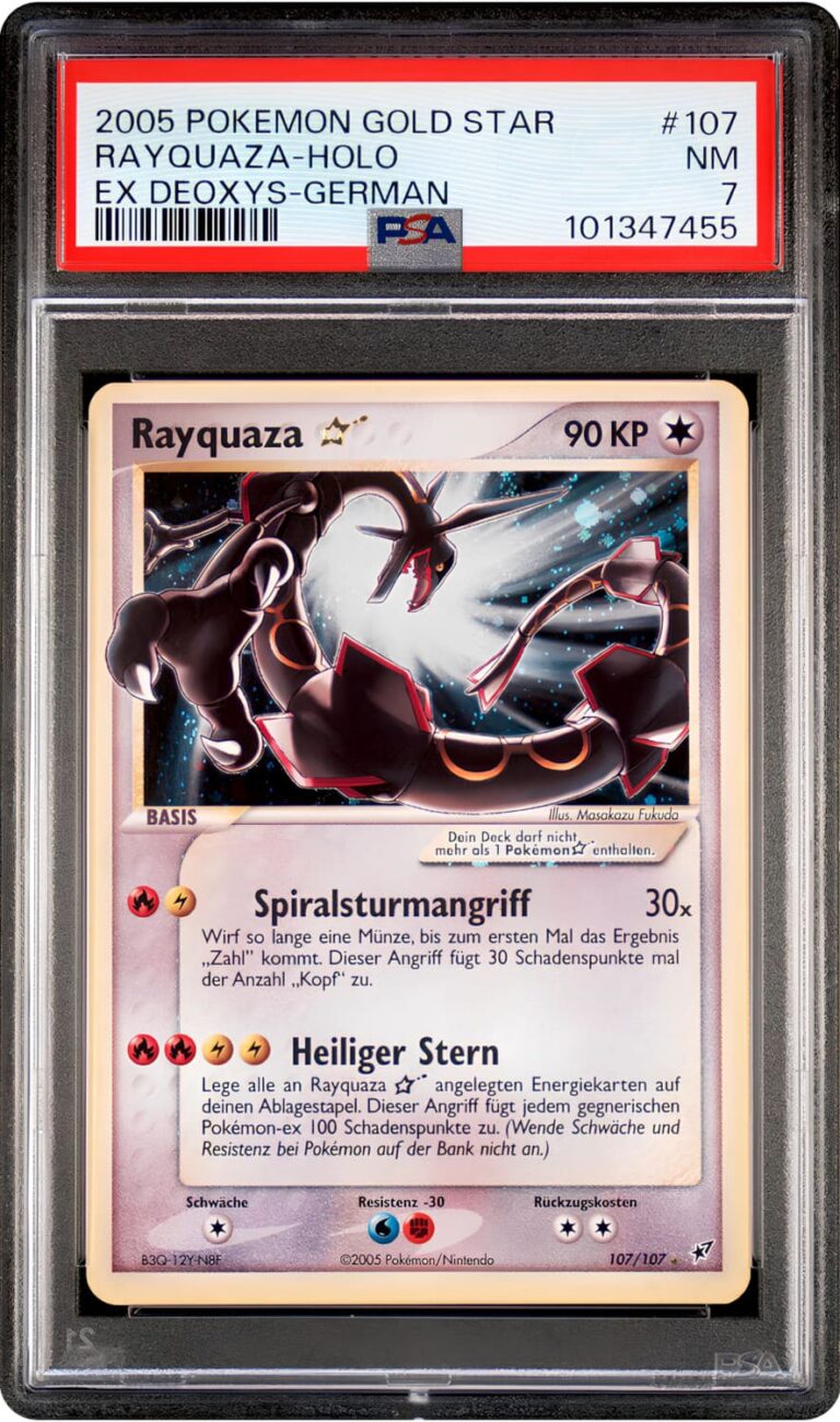 Rayquaza-Goldstar-107-EX-Deoxys-Deutsch-PSA-7-Pokémon-Karte