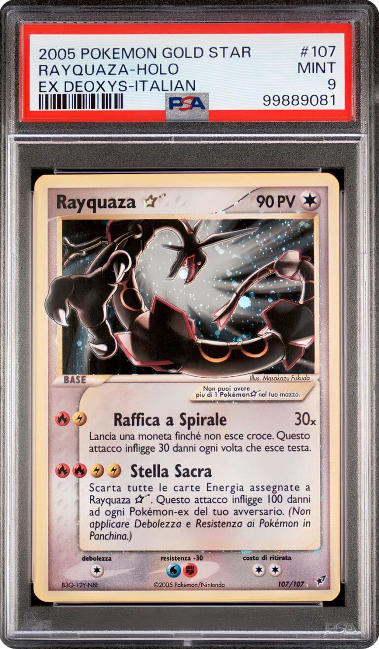 Rayquaza-Goldstar-107-EX-Deoxys-Italian-PSA-9-Pokémon-Karte