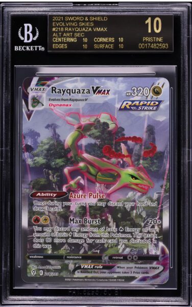 Rayquaza-VMAX-218-Evolving-Skies-Pokémon-Karte-BGS-10-Black-Label-Englisch-neu