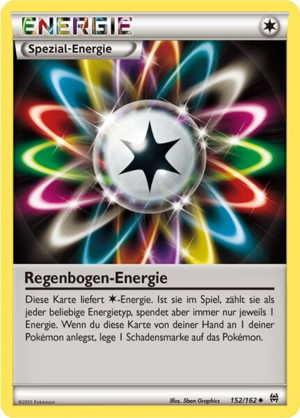 Regenbogen-Energie-152-162-XY-TURBOstart-Pokémon-Karte-Deutsch