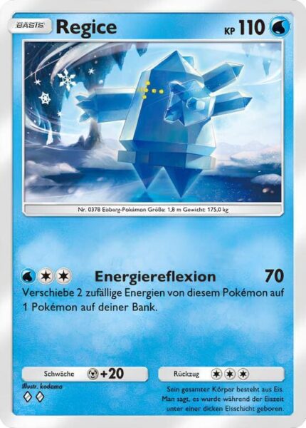 Regice-045-155-B3-Pulsierende-Aura-Pokémon-TCG-Sammelkartenspiel-Pocket-Karte-Deutsch