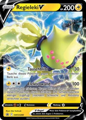 Regieleki-V-SWSH280-Große-XXL-Jumbo-Pokémon-Karte