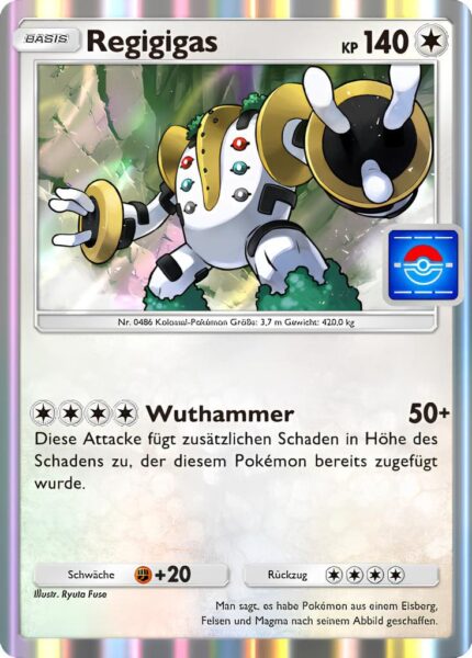 Regigigas-115-P-A-Promo-Karte-Pokémon-TCG-Sammelkartenspiel-Pocket-Deutsch