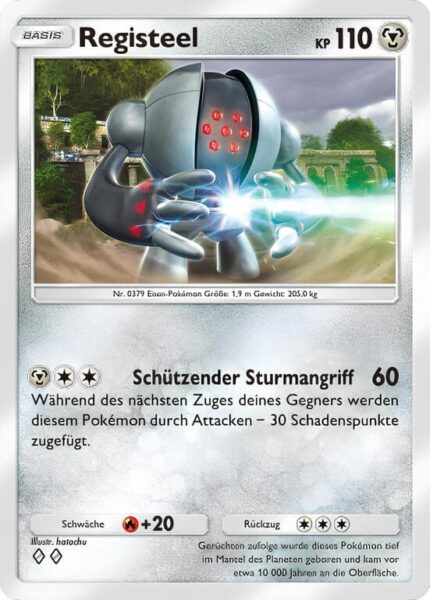 Registeel-116-155-B3-Pulsierende-Aura-Pokémon-TCG-Sammelkartenspiel-Pocket-Karte-Deutsch