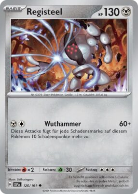 Registeel-125-191-SSP-DE-Karmesin-Purpur-Stürmische-Funken-Pokémon-Karte-Deutsch-TCG