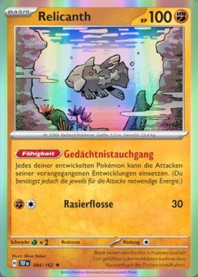 Relicanth_084-162_TEF-DE_Gewalten-der-Zeit_Temporal-Forces_Pokémon-Karte_Deutsch_TCG