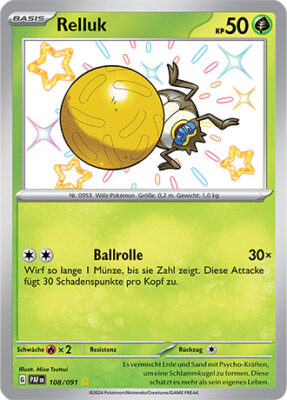 Relluk_108-091_PAF-DE_Shiny_Schillernd_Paldeas-Schicksale_Pokémon-Karte_Deutsch