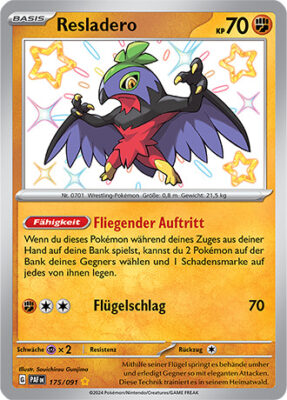 Resladero_175-091_PAF-DE_Shiny_Schillernd_Paldeas-Schicksale_Pokémon-Karte_Deutsch