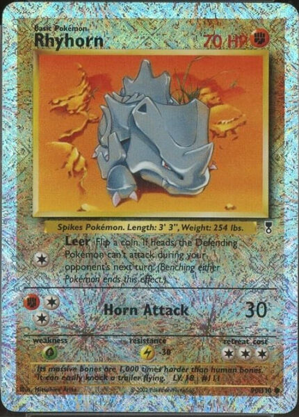 Rhyhorn_Rihorn_90-110_Legendary-Collection-Reverse-Holo_Pokémon-Karte