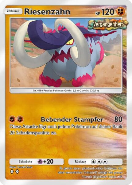Riesenzahn–034-074-B3a-Paradoxansturm-Pokémon-TCG-Sammelkartenspiel-Pocket-Karte-Deutsch