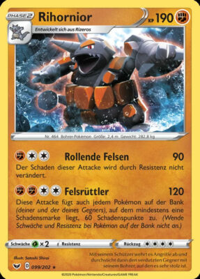 Rihornior-099-Schwert-Schild-Pokémon-Karte