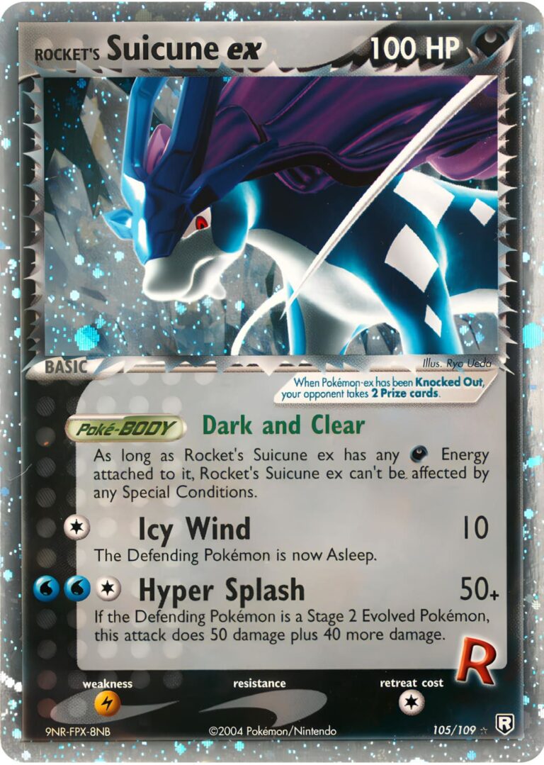 Rockets-Suicune-ex-105-109-EX-Team-Rocket-Returns-Holo-Pokémon-Karte-Card-TCG-Sammelkartenspiel