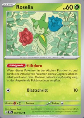 Roselia_008-162_TEF-DE_Gewalten-der-Zeit_Temporal-Forces_Pokémon-Karte_Deutsch_TCG