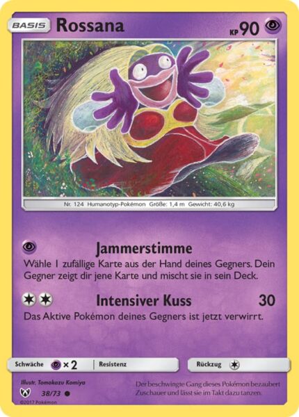 Rossana-38-73-Schimmernde-Legenden-Pokémon-Karte-Deutsch-TCG-Sammelkartenspiel
