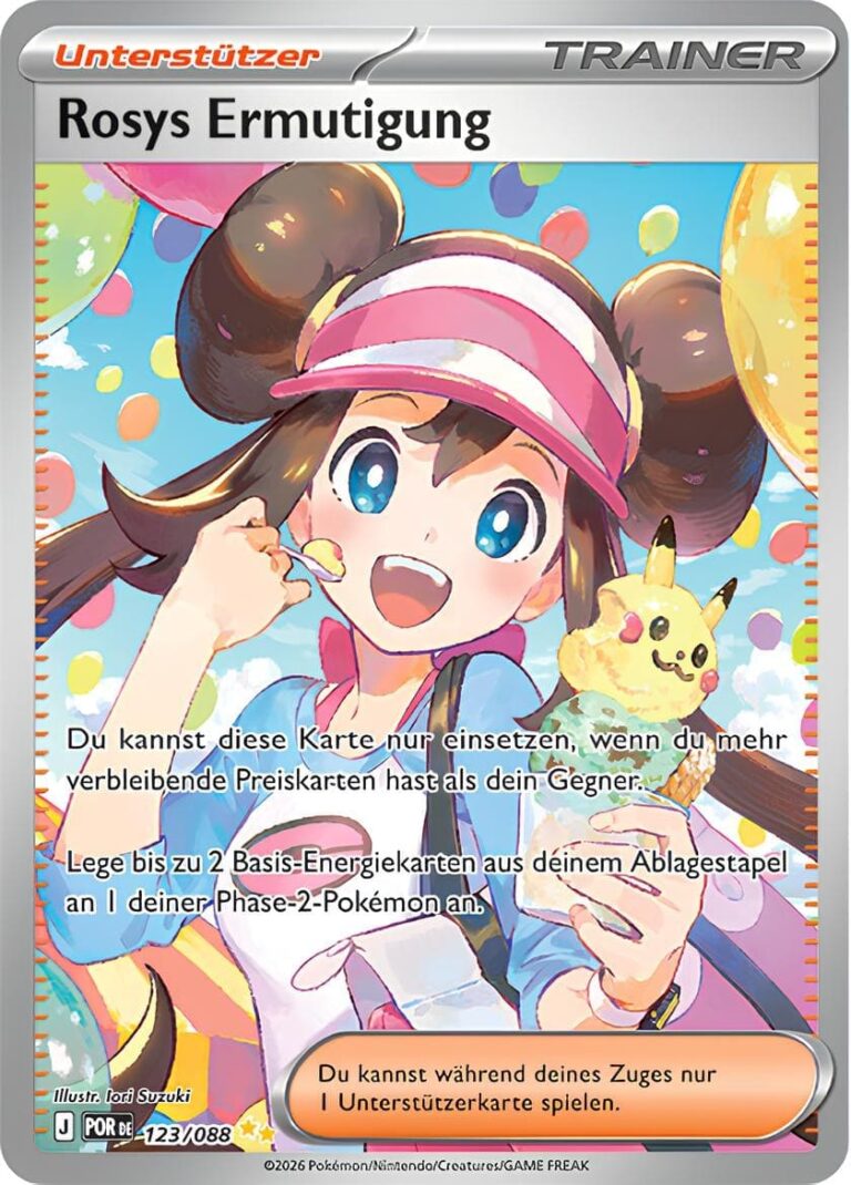 Rosys-Ermutigung-123-088-Perfect-Order-Optimale-Ordnung-Special-Illustration-Rare-Pokémon-Karte-Deutsch